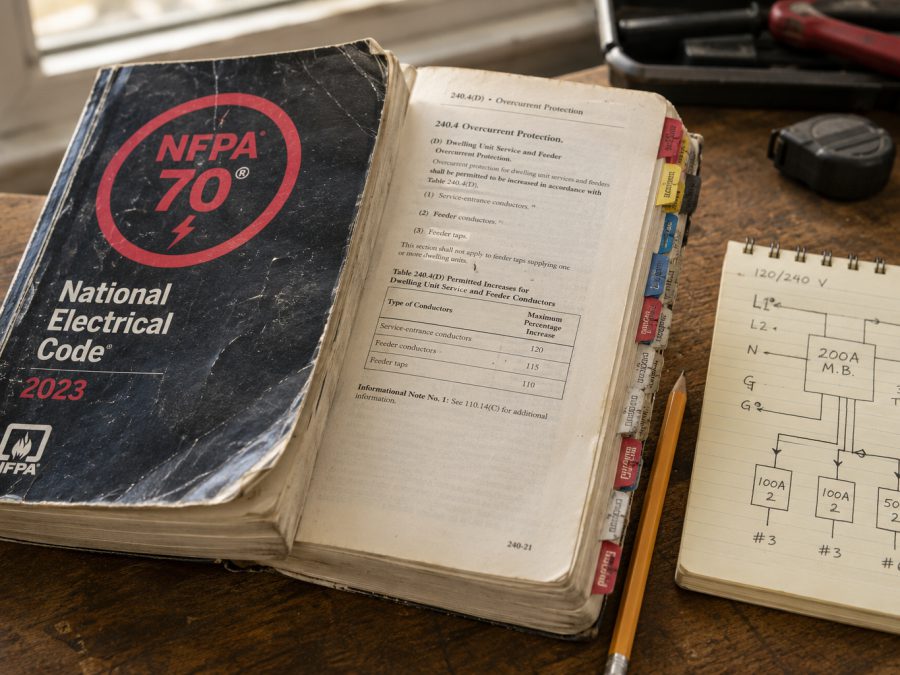 NEC Code (NFPA 70) illustration